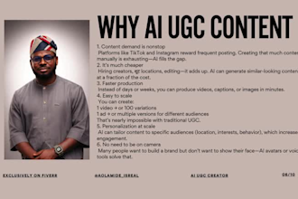 create realistic ai ugc video ads for social media, tiktok, instgram, youtube