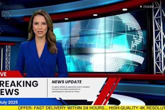 create ai spokesperson breaking news videos