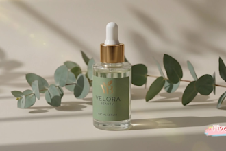 luxurious cosmetic packaging and brand identity for skincare