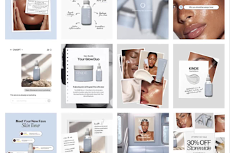 design luxury beauty planner skincare workbook for brands