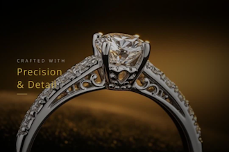 create realistic 3d engagement ring designs and renders