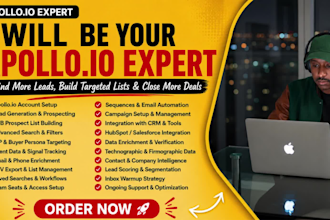 be your apollo io expert to setup apollo io apollo io workflow and management