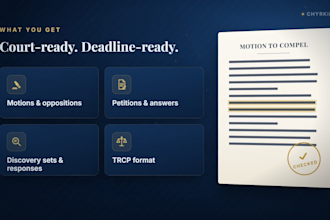 be your texas civil litigation paralegal for motions and discovery