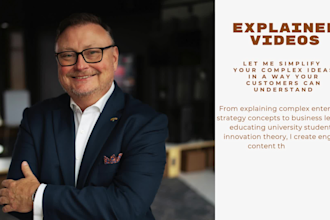 create an explainer video
