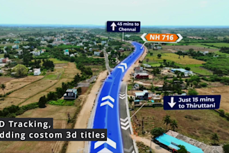 do real estate and drone video editing with motion graphics