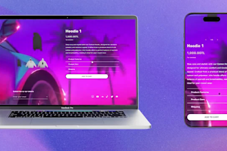build animated background shopify website for clothing streetwear brand