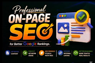 do on page SEO for shopify wordpress webflow and wix website
