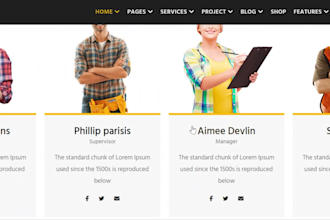 build a roofing website, plumbing website, hvac , contractor website in wix