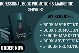 provide a professional book marketing and promotion service