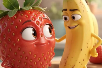 create ai talking fruit shorts for tiktok