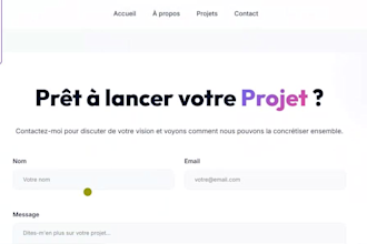 websites development , frontend and backend