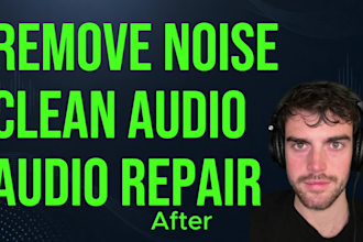 remove noise from your audio or video