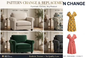 do pattern recolor editing and pattern replacement