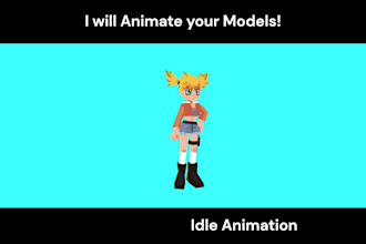 3d retro models for games or animations