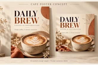 design promotional posters for interior design and home businesses
