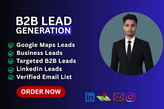 do b2b lead generation and google maps business leads