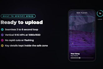 animate your album cover art for spotify canvas animation
