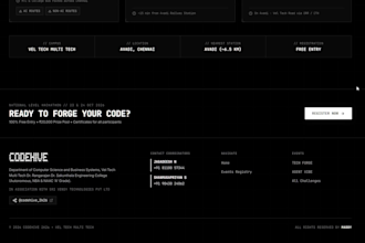 build a custom event management website