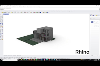 create architectural 3d models in rhino, sketchup, cad to 3d and lumion render