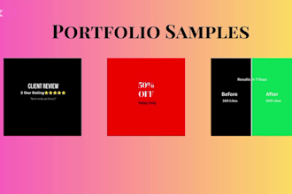 design eye catching instagram and facebook post templates
