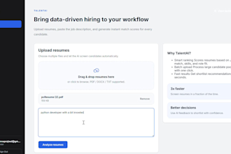 providing an ai resume screening system