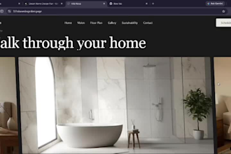 build a ai real estate website with listings,booking system