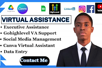 real estate admin personal assistant executive virtual assistant social media
