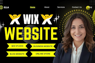 design or redesign wix business website, wix ecommerce, wix online store, seo