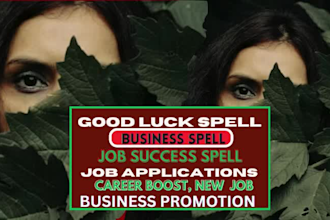 cast fast black magic job success spell wish spell good luck promotion spell