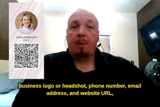 create a qr code digital business card for real estate agents
