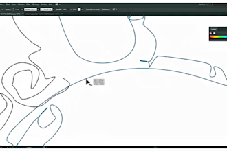 minimalist line art vector illustration and drawing