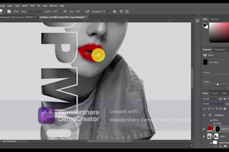 design a creative poster or flyer using photoshop