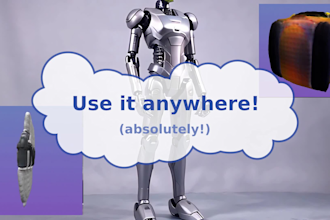 turn your text or logo into a 3d model glb ready to use