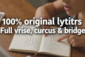 write custom song lyrics, hit lyrics, songwriter, ghostwriter for any genre