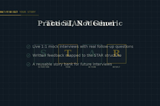 coach you for big tech behavioral interviews using the star method