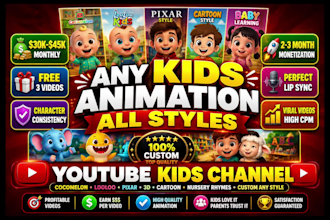 monetize kids learning videos