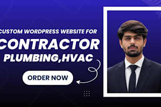 design a SEO friendly roofing, hvac, contractor and construction website