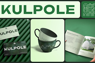 design a modern logo and brand identity