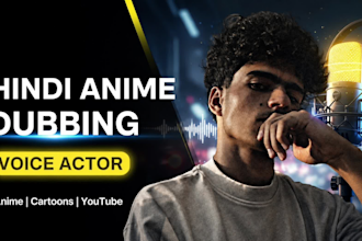 do hindi and urdu dubbing and voice over for you