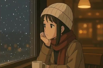 create lofi loop animation lofi video animated gif lofi music video for streamer