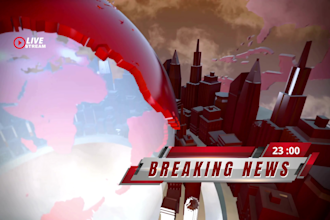 create many types breaking news intro videos
