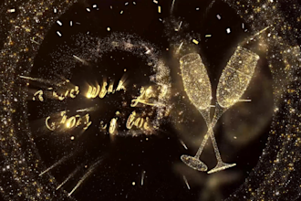 create a 2026 new year countdown video with your logo