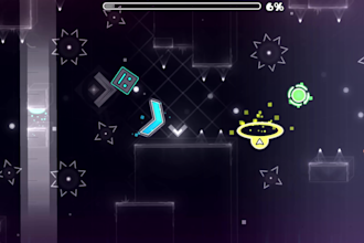 a complete level of geometry dash