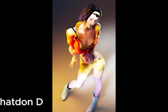make 3d character model for film