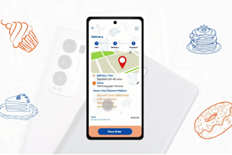 design an online food delivery mobile app UI UX design