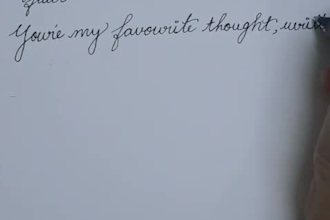write beautiful handwritten letters , notes or cards