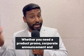 film ugc video spokesperson for your business brand