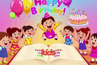 create ai cartoon amination, colorful ai aminated video, cartoon video for kids