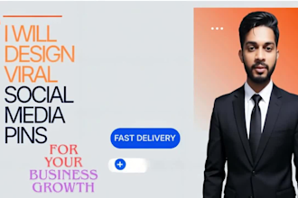 design viral social media pins for your business growth