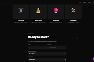 create a responsive website, web app, landing page or saas dashboard